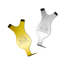Metalowy aplikator grzebyk do laminacji PLATINUM złoty