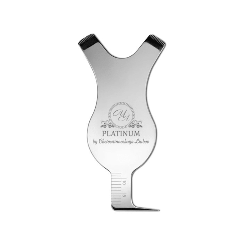 Metalowy aplikator grzebyk do laminacji PLATINUM złoty