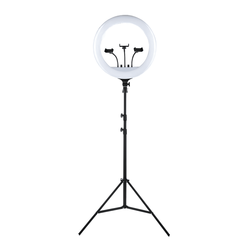 Łóżko Kosmetyczne Składane 60 cm PLATINUM + Lampa Pierścieniowa LED PLATINUM — Zestaw №5