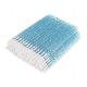 Fusselarme Velour-Applikatoren PLATINUM - 50 Stück blau mit Glitzer