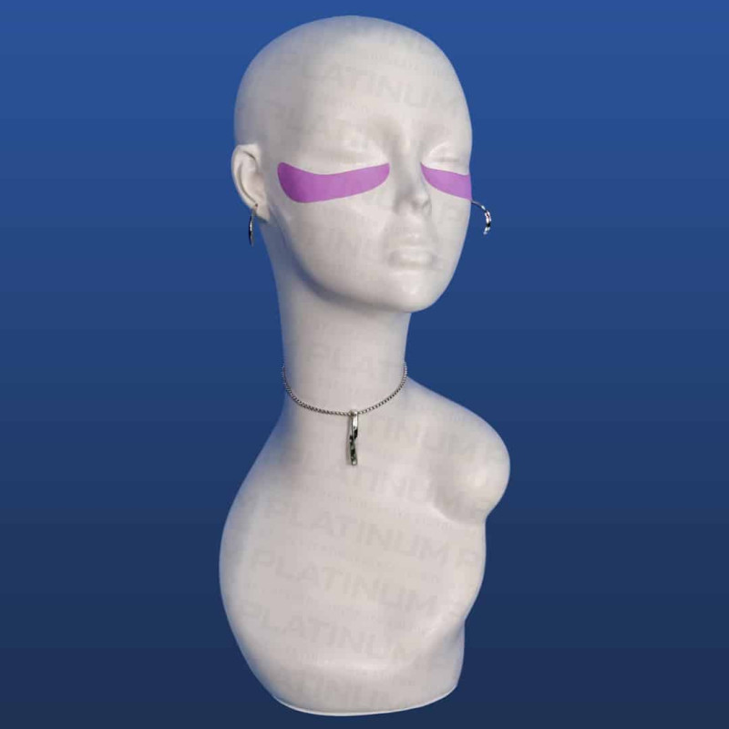 Wiederverwendbare Silikon-Augenpads PLATINUM für Laminierung und Wimpernverlängerung – 1 Paar rosa