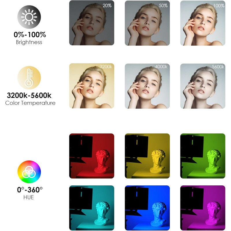 Farbige LED-Lampe