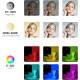 Farbige LED-Lampe