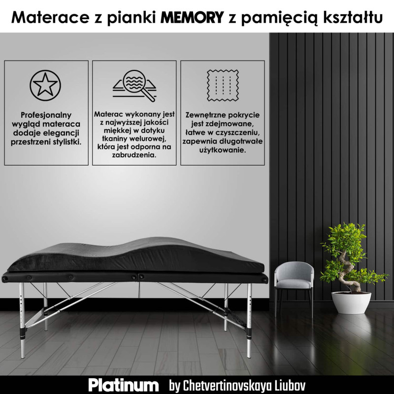 Анатомический косметический матрас Memory Foam PLATINUM розовый + силиконовый чехол В ПОДАРОК - для ног или головы