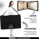 Łóżko Kosmetyczne Składane 60 cm PLATINUM + Lampa Pierścieniowa LED PLATINUM — Zestaw №5