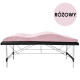 Foldable Cosmetic Bed 60 cm + Memory Foam Mattress + Shadow-Free Cosmetic Lamp MOON PLATINUM - Set №9