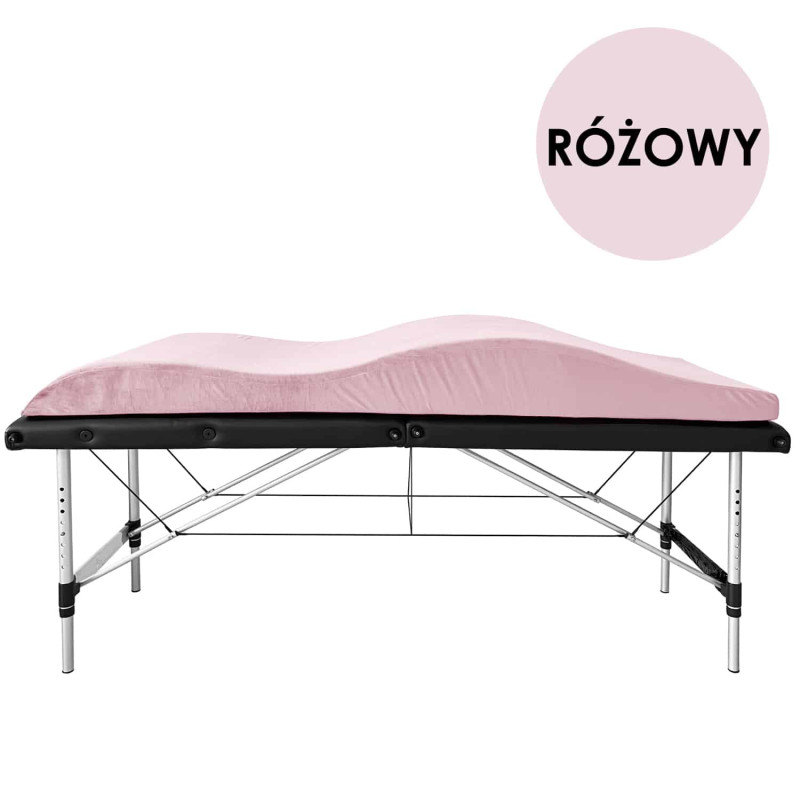 Анатомический косметический матрас Memory Foam PLATINUM розовый + силиконовый чехол В ПОДАРОК - для ног или головы