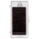 Eyelash Extensions Dark Choco PLATINUM 20 lines Сurl M+ 0.07 9mm