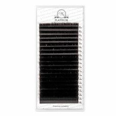 Rzęsy do Przedłużania Сiemnobrązowe PLATINUM 20 Pasków Skręt B 0.07 7-12mm