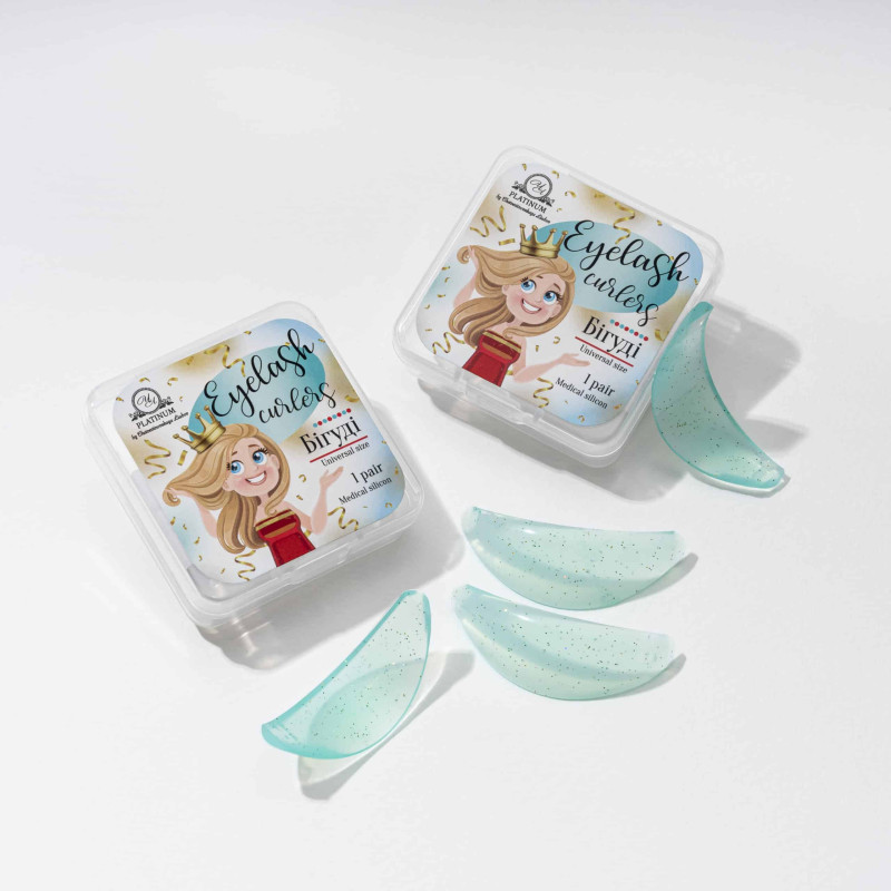 Universelle Silikon-Wimpernlaminierungsrollen 1 Paar PLATINUM