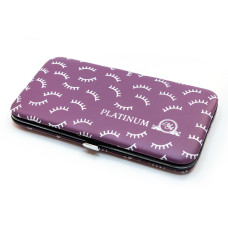Etui na 6 pęset (Lash) PLATINUM fioletowy