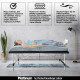 Анатомический косметический матрас Memory Foam PLATINUM розовый + силиконовый чехол В ПОДАРОК - для ног или головы