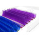Wimpernverlängerung Farbige (Violett/Blau/Grün) PLATINUM Biegung СC 0.10 8–13mm
