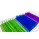 Wimpernverlängerung Farbige (Violett/Blau/Grün) PLATINUM Biegung СC 0.10 8–13mm