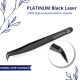 Pęseta do przedłużania rzęs Black Laser PLATINUM
