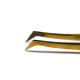 Tweezers for Eyelash Extensions VT Plasma gold Laser PLATINUM