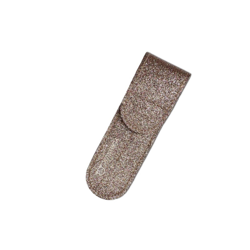 Etui na 2 pęsety (brokatowe) PLATINUM fioletowy