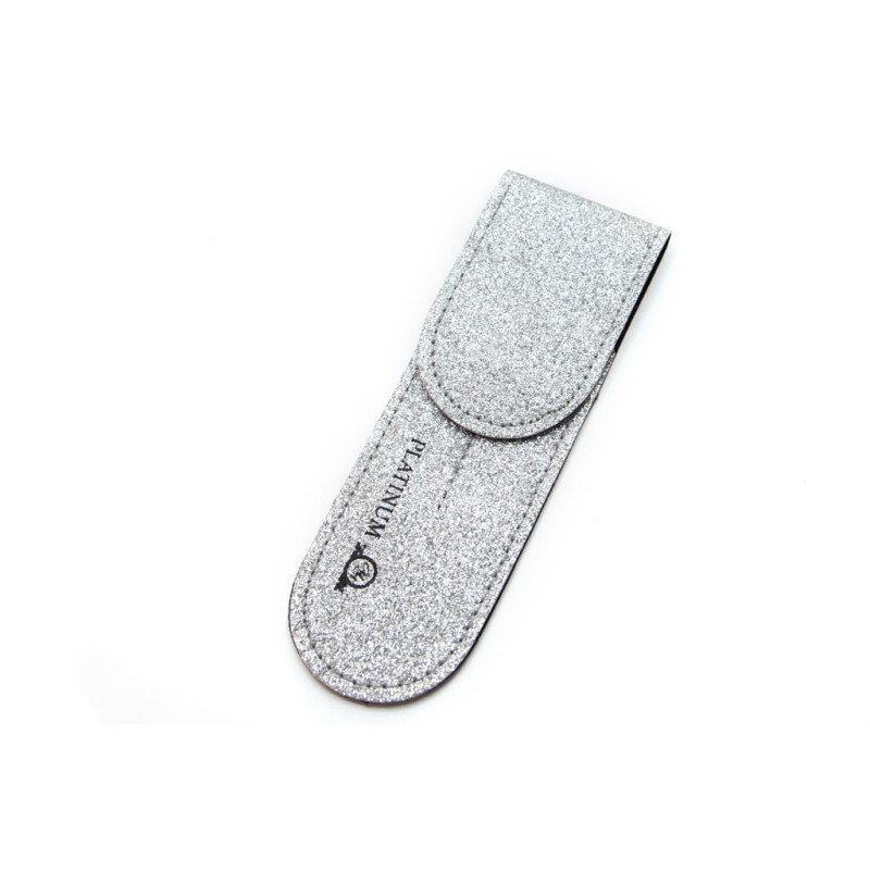 Etui na 2 pęsety (brokatowe) PLATINUM fioletowy