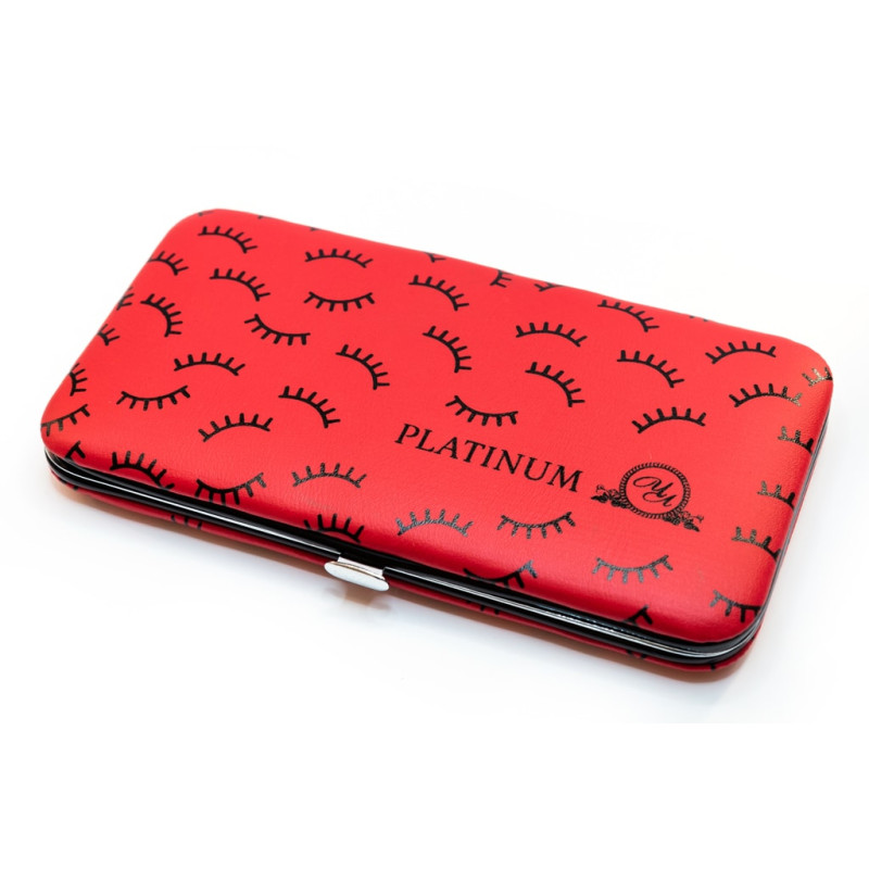Etui für 6 Pinzetten (Lash) PLATINUM violett