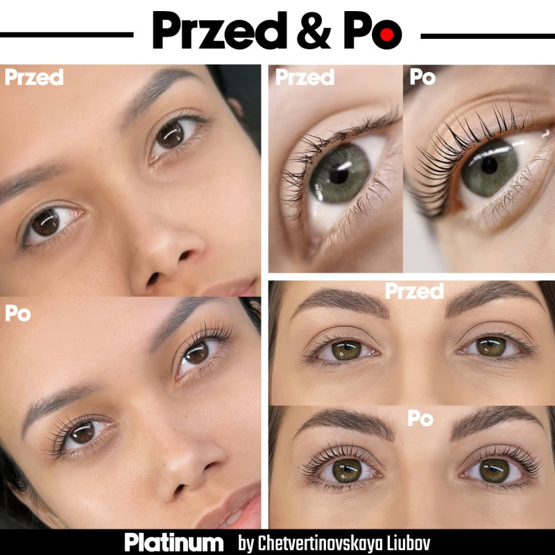Preparaty do laminacji w saszetkach w zestawie PLATINUM