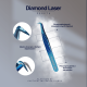 Pęseta do przedłużania rzęs Laser Diamond Blue PLATINUM