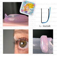 Wałeczki silikonowe do laminacji rzęs Candies Twist rzęs 4 pary S, S+, M, M+ PLATINUM