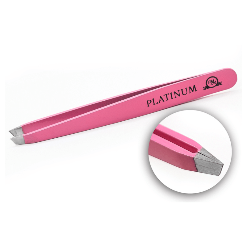 Professionelle Augenbrauenpinzette schwarz PLATINUM