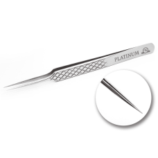 Pęseta do przedłużania rzęs A-Typical Diamond Silver PLATINUM