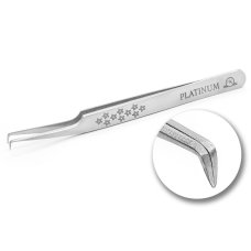Pęseta do przedłużania rzęs ET 15 Mini Stars PLATINUM