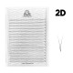 Готовые Пучки Ресниц PLATINUM 2D 0,07 Изгиб D 7–14 мм