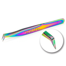 Pęseta do przedłużania rzęs Volume Multicolor Lash PLATINUM