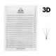 Fertige Wimpernbüschel PLATINUM 3D 0,07 Schwung D 7–14 mm
