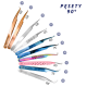 Tweezers for Eyelash Extension ET 15 rose gold PLATINUM