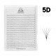 Ready Fan Eyelash Clusters PLATINUM 5D 0.07 Curl L 7–14 mm
