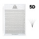Ready Fan Eyelash Clusters PLATINUM 5D 0.07 Curl L 7–14 mm