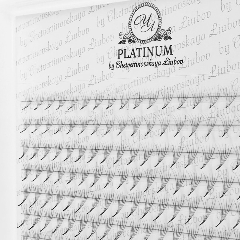 Готовые Пучки Ресниц PLATINUM 6D 0,07 Изгиб D 7–14 мм
