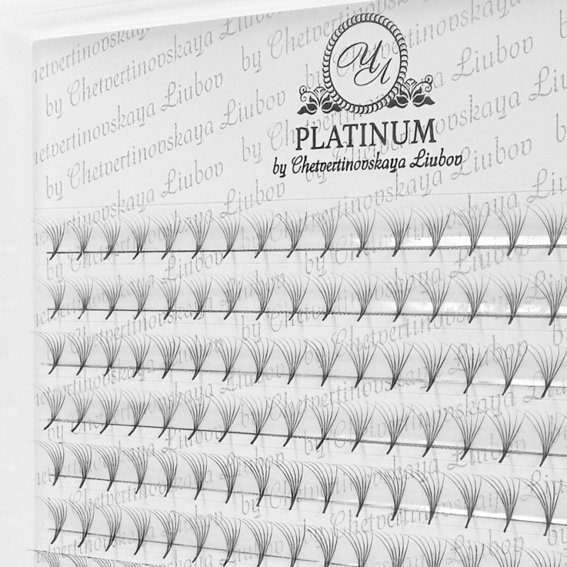 Готовые Пучки Ресниц PLATINUM 6D 0,07 Изгиб D 7–14 мм