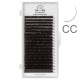 Eyelash Extensions Dark Choco PLATINUM 20 lines Сurl СС 0.10 10mm