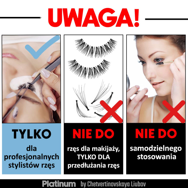Klej do przedłużania rzęs Magic 5 ml PLATINUM
