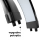 Foldable Cosmetic Bed 60 cm + Memory Foam Mattress + Shadow-Free Cosmetic Lamp MOON PLATINUM - Set №9