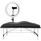 Łóżko Kosmetyczne Składane 60 cm + Materac Memory + Lampa Pierścieniowa PLATINUM - Zestaw №8