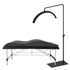Łóżko Kosmetyczne Składane 60 cm + Materac z Pamięcią Kształtu + Bezcieniowa Kosmetyczna Lampa MOON PLATINUM - Zestaw №9