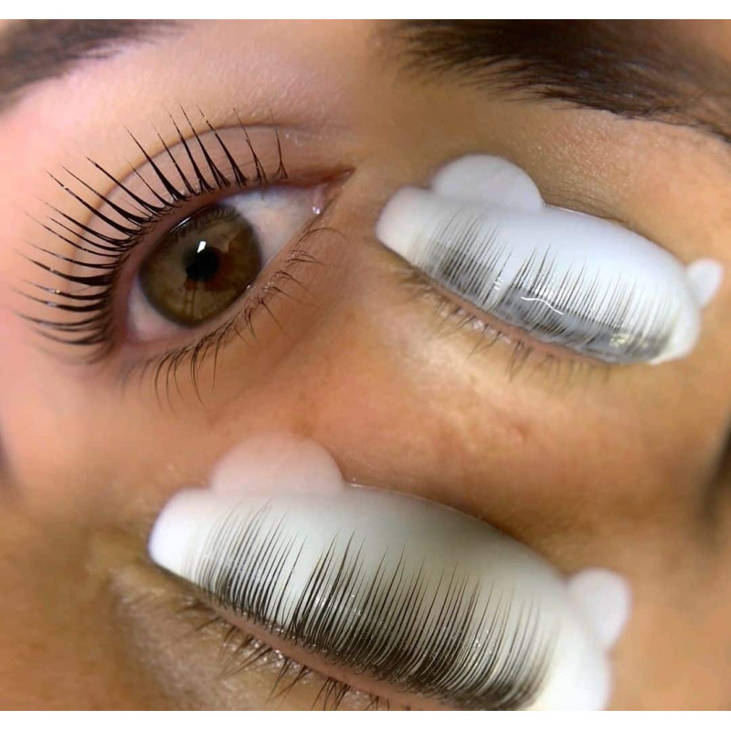 Silicone Lash Lifting Shields Panda 4 Pairs PLATINUM