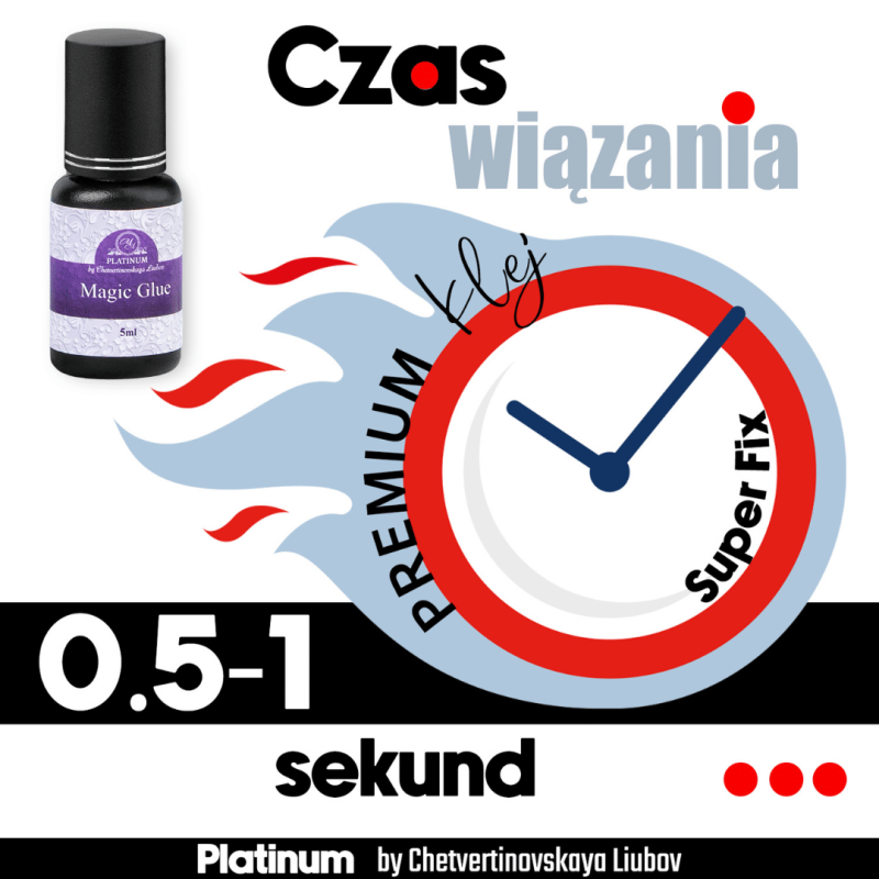 Klej do przedłużania rzęs Magic 10 ml PLATINUM