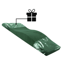 Materac anatomiczny kosmetyczny Memory Foam PLATINUM zielony + silikonowy pokrowiec GRATIS — na nogi lub na głowę