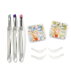 Set für Lashlifting PLATINUM – Silikon-Applikator + transparente Silikon-Liftingrollen Größe L