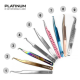 Tweezers for Eyelash Extensions Hook PLATINUM