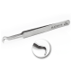 Tweezers for Eyelash Extensions Hook PLATINUM