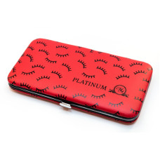 Etui na 6 pęset (Lash) PLATINUM czerwony