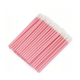 Fusselarme Velour-Applikatoren PLATINUM - 50 Stück rosa